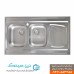 سینک ظرفشویی لگن چپ روکار نیل کد sa1