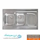 سینک ظرفشویی لگن چپ روکار نیل کد sa1