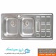 سینک توکار  لگن چپ ابعاد 52*122