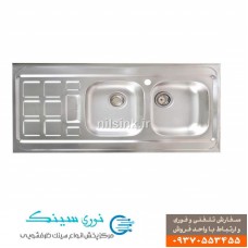 سینک  لگن راست روکار نیل 120 در 60