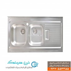 سینک لگن چپ کد sa5 روکار60*120