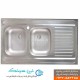 سینک نیل چپ روکار 120*60