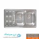 سینک لگن راست توکار کد sa12