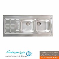 سینک  لگن راست روکار نیل 120 در 60