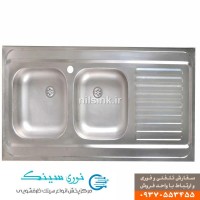 سینک نیل چپ روکار 120*60